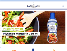 Tablet Screenshot of carlshamnmejeri.se